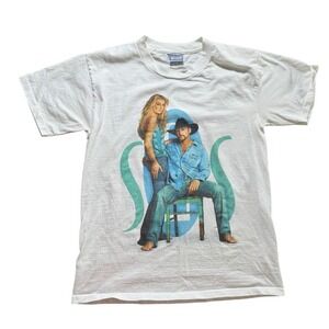 Vintage Tim McGraw & Faith Hill‎ Soul2Soul Tour 2000 Concert T-Shirt